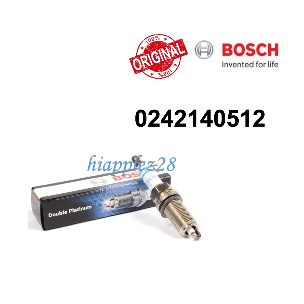 หัวเทียนแพลทินัมคู่ M271 CGI W203 W204 W211 W212 W221 BOSCH 0242140512 YR6NPP332