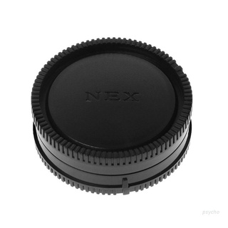 Psy Rear Lens Body Cap Camera Cover Anti-dust 60mm E-Mount Protection Plastic Black for Sony A9 NEX7 NEX5 A7 A7II