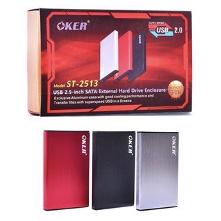 OKER BOX Hard Drive ST-2513 USB 2.0 / 2.5" SATAกล่องใส่ HDD*กล่องแปลงใส่ฮาร์ดดิส Box 2.5" SATA