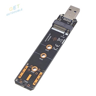 Getdouble2 M.2 To Usb อะแดปเตอร์ M คีย์ Ngff M2 Pcie Sata To Usb 3.1 Gen 2 แบบ A Ssd Card