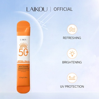 Laikou ครีมกันแดด โลชั่นบํารุงผิวหน้า ไวท์เทนนิ่ง SPF50 PA+++ ป้องกันรังสียูวี 8 กรัม