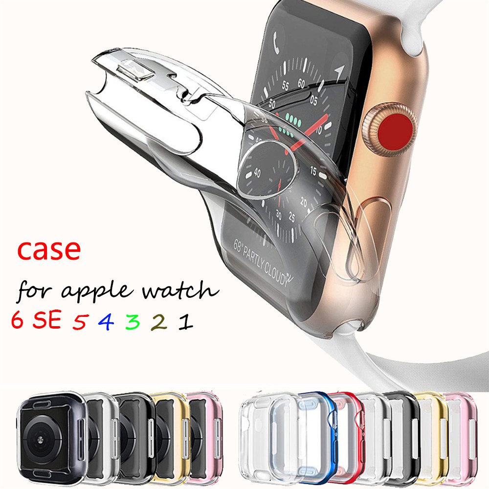 พร้อมส่ง เคสนาฬิกา ขนาด 38 มม.40 มม.42 มม.44 มม. สำหรับ applewatch  6 SE 5 4 3 2 1