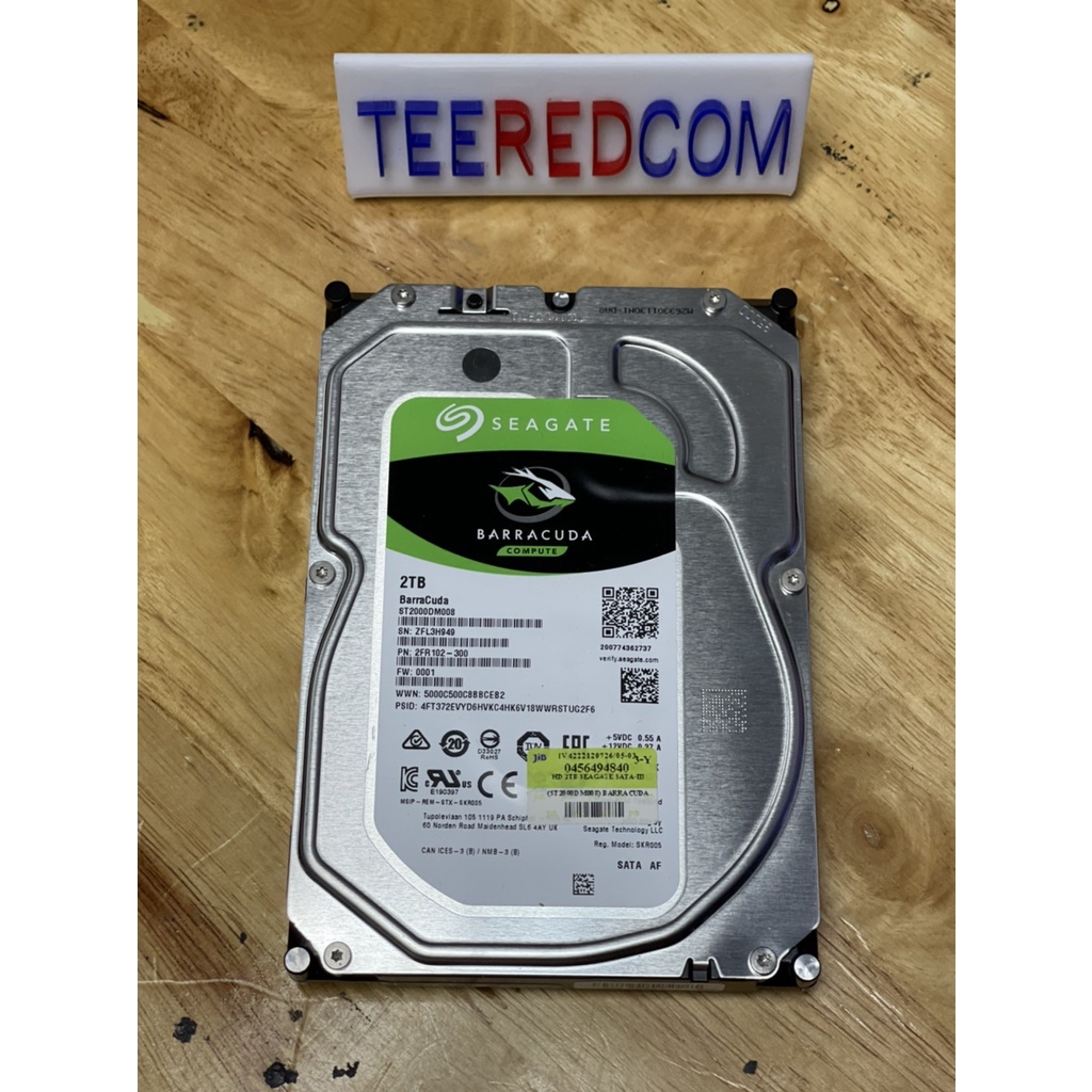 2 TB HDD ฮาร์ดดิสก์ SEAGATE BARRACUDA (7200RPM, 256MB, SATA3, ST2000DM008) มือสอง มีประกันศูนย์