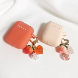 เคสจี้ peach apple 1 2 เคส airpods pro