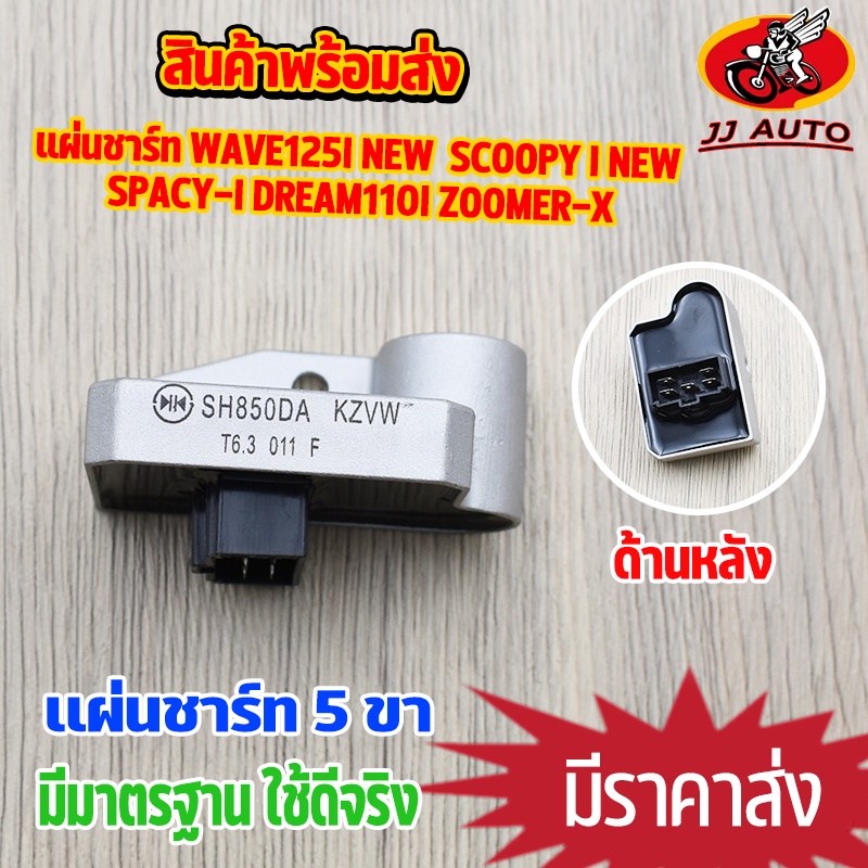 แผ่นชาร์ท wave125i new 2015 scoopy-i new spacy-i dream110i zoomer-x (2012-2013) แผ่นชาร์ทเวฟ125iเเผ่นชาร์จ w125 สกูปี้ไ