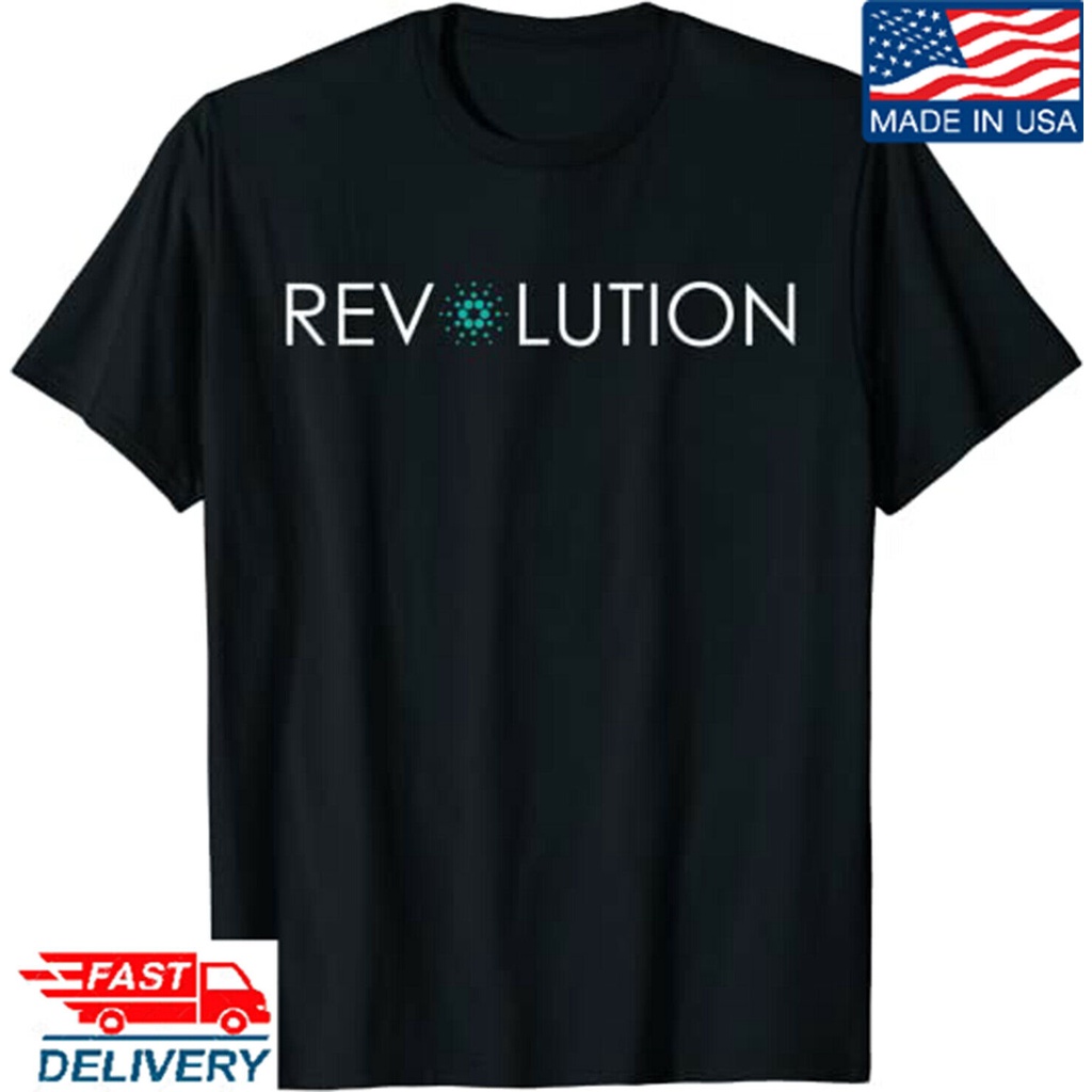 Cardano Cryptocurrency Ada Coin เสื้อยืด Token Cardano Revolution, เสื้อยืดเหรียญ Ada