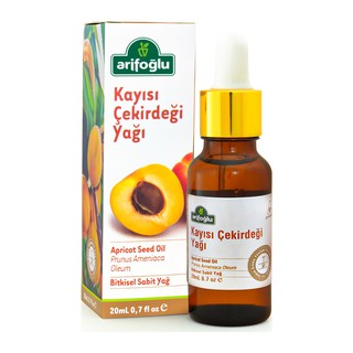 น้ำมันเมล็ดแอปริคอท Apricot Oil สินค้าจากประเทศตุรกี ใช้ทาบำรุงผิวหน้า ขนาด 20 ml. (พร้อมจัดส่ง)