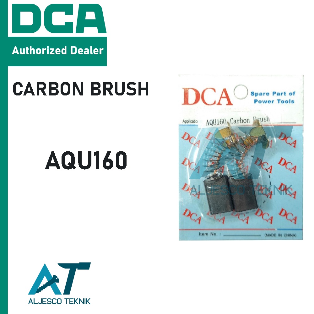 DCA CARBON BRUSH AQU160 / Q1U-FF-160 CHARCOAL SPUL