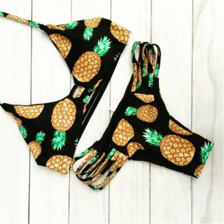 Push up printing bikini