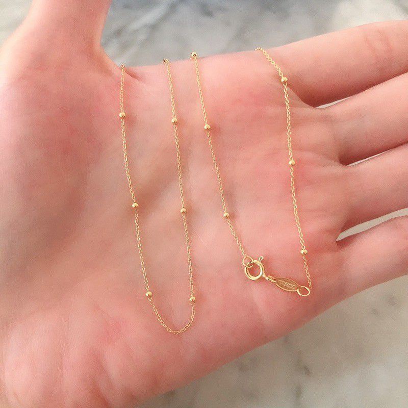 สร้อยคอ JEDAR ธรรมดา LIGHT WEIGHT 1 GRAM UBS 375