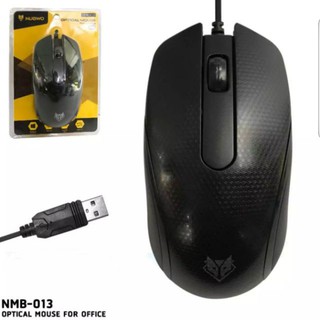 🖱🖱เมาส์มีสาย เมาส์MOUSE OFFICE NUBWO รุ่น NMB-013