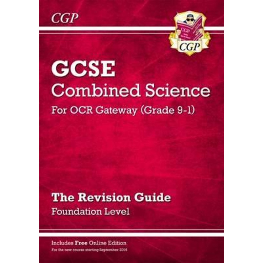 วิทยาศาสตร์รวมเกรด 9-1 GCSE: OCR Gateway Revision Guide with Online Edition - F โดย CGP Books (ฉบับส