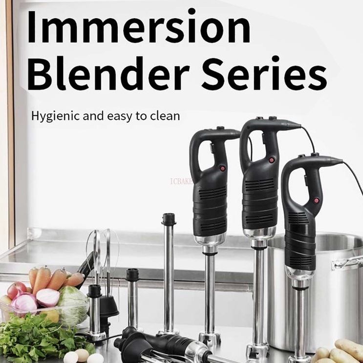 750 W Big ที่มีประสิทธิภาพไฟฟ้า Commercial Commercial Immersion Blender Heavy Duty Mixer Stick เครื่