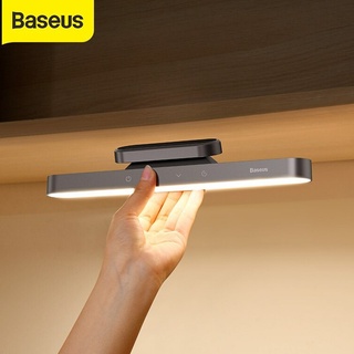 Baseus Magnetic Desk Lamp โคมไฟอ่านหนังสือ โคมไฟไร้สายติดผนัง สามารถเอียงปรับมุมแสงได้ โคมไฟตั้งโต๊ะ LED light
