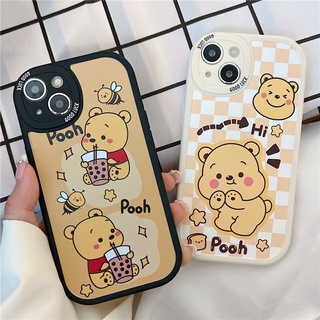 เคสโทรศัพท์มือถือนิ่ม ลายการ์ตูนหมีพูห์ สําหรับ Xiaomi Redmi Note 8 Pro Redmi Note 7 Note 11E Pro Redmi 9T 9A 10A 9C