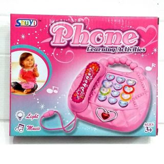 โทรศัพท์ ของเล่น มีรูป  มีเสียง มีไฟ ของเล่นเด็กเล็ก เด็กทารก Phone Toy toddler