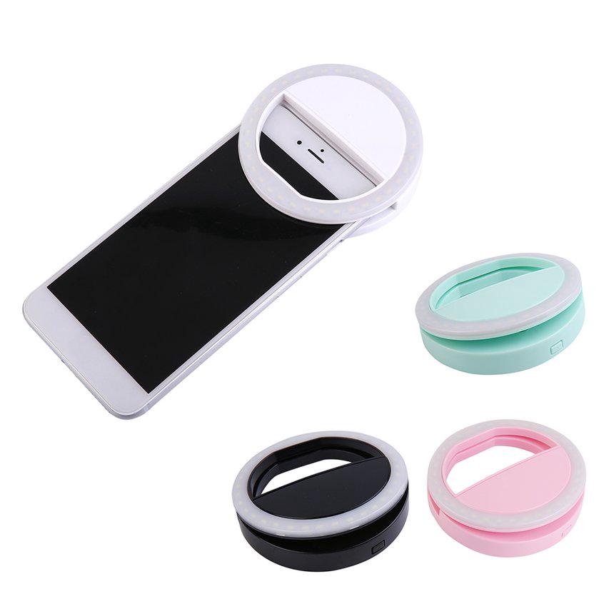 ☄bestchoice☄ ไฟเซลฟี่ ติดมือถือ แบบพกพา LED Selfie Ring