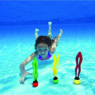 INTEX เกมส์เก็บบอลใต้น้ำ Underwater Fun Balls (แท่งสีสาหร่ายใต้น้ำ) รุ่น 55503