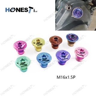 Honesti22 Gr5 titanium alloy oil cap bolt for KTM M16x1.5P.