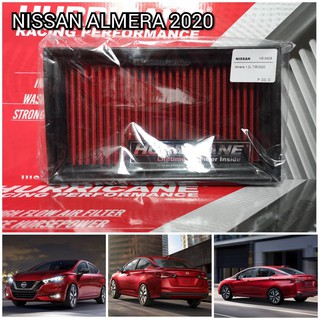 กรองอากาศผ้า(HURRICANE) NISSAN ALMERA 1.0L TURBO ปี 2020