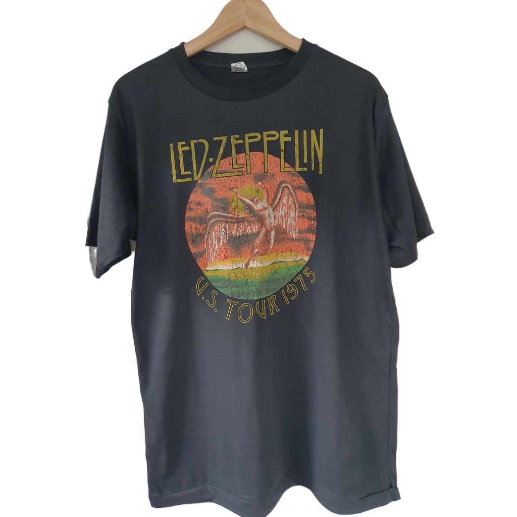 discount❁♂เสื้อวง Led Zeppelin T-shirt เสื้อยืด