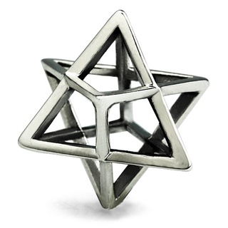 OHM Beads รุ่น Merkaba 2.0 collection KARMA - Silver 925 Charm เครื่องประดับ บีด เงิน เแก้ว จี้ สร้อย กำไล OHMThailand
