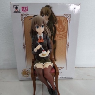 Figure ฟิกเกอร์ Banpresto Kantai Collection Kancolle คันไตคอลเลกชัน  โมเอะ Kumano คุมาโนะ Ceylon Tea Party ชุดนักเรียน