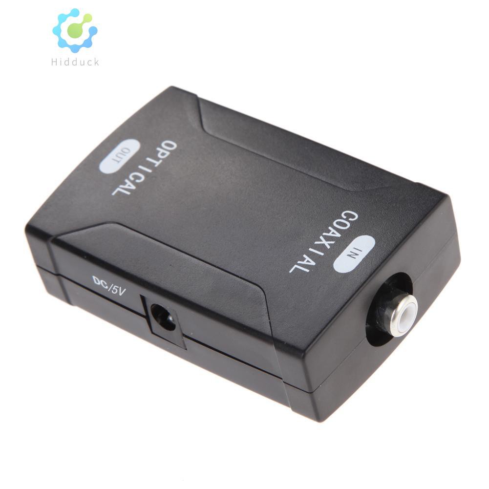 Hidduck อะแดปเตอร์แปลงเสียงดิจิตอล Coaxial Rca To Optical Toslink Spdif (ปลั๊ก Us) #7