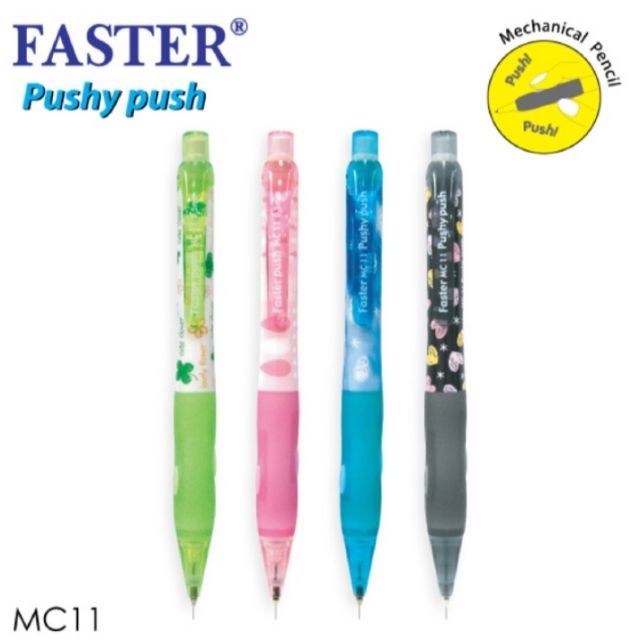 ดินสอกด Faster รุ่น Pushy Plus MC11 ดินสอกดสวย