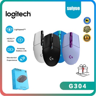 Logitech G304 Lightspeed Wireless Gaming Mouse With Hero 12K Sensor  (เมาส์เกมมิ่งไร้สาย)