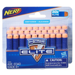 HASBRO NERF N-STRIKE 30 DART REFILL ฮาสโบร อุปกรณ์เสริม ลูกกระสุนโฟม30นัด เนิร์ฟ ลิขสิทธิ์แท้