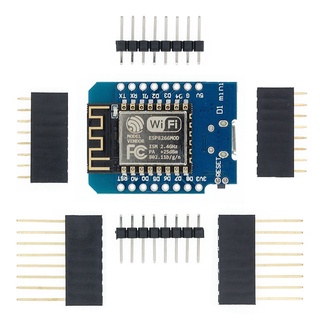 บอร์ดไมโครคอนโทรลเลอร์ Esp8266 ESP-12 ESP-12F CH340G CH340 V2 USB WeMos D1 Mini WIFI D1 Mini NodeMCU Lua IOT Board 3.3V พร้อมหมุด