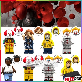 ภาพยนตร์ Series Minifigures Clown Beverley Black Mike George Demonization Collection ของเล่นของขวัญ Mini Figures KT1012