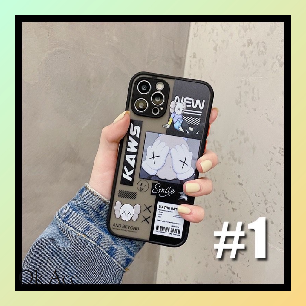 SoftCase AA04 สีดํา motif สําหรับ Xiaomi Redmi 2 2s 3s 4A 4X 5A 5 5 + 6 6A 7 7A 8 8A 9A 9i Prime 9C 