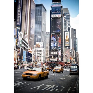 โปสเตอร์รูปภาพ Time Square Midtown Manhattan New York City NYC สําหรับตกแต่งผนังบ้าน