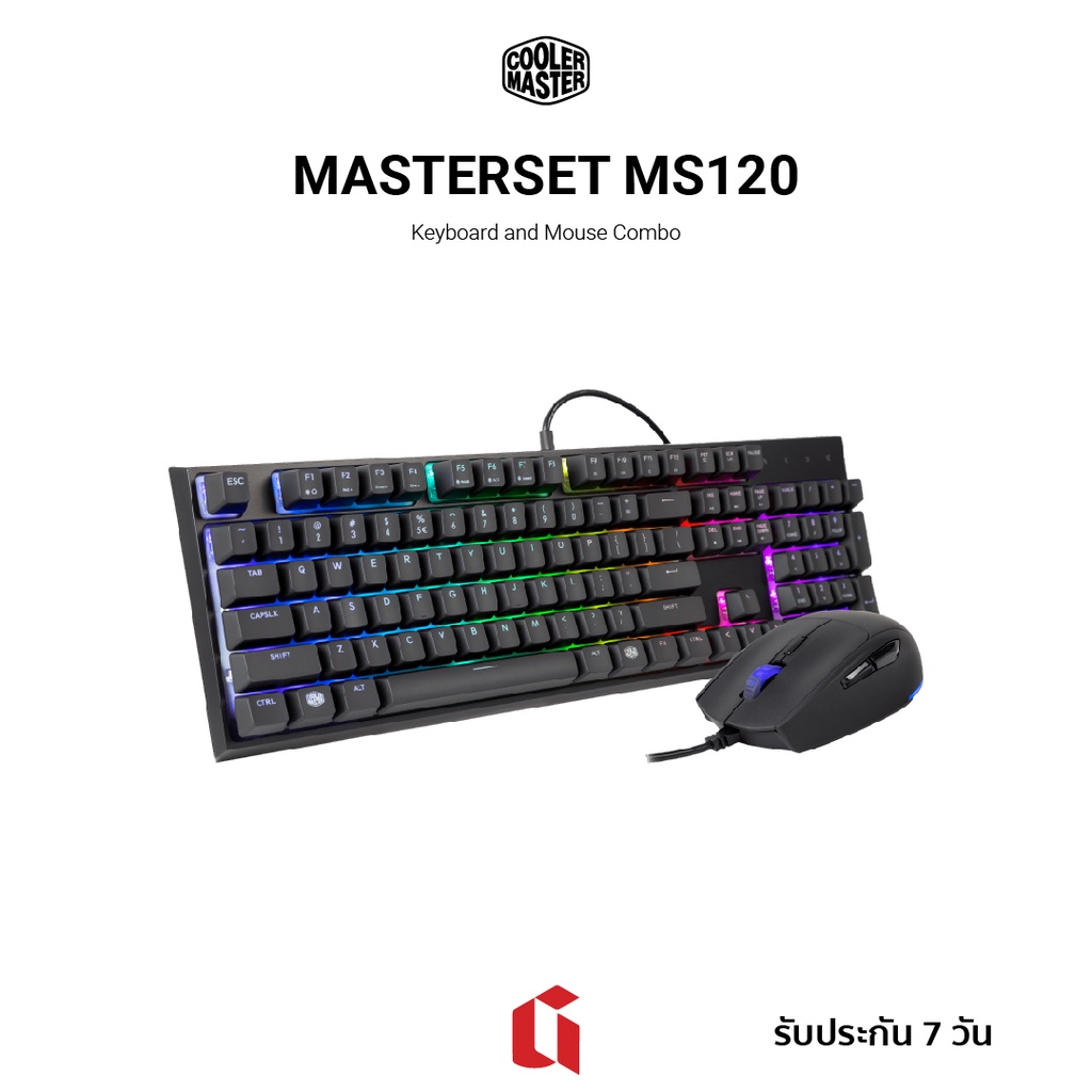 set mouse + keyboard Cooler Master MASTERSET MS120