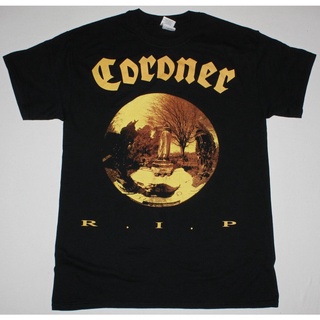 เสื้อยืดโอเวอร์ไซส์Coroner R.I.P. เสื้อยืด ลาย Thrash Metal Band Hellhammer Celtic Frost อเนกประสงค์ DIY 2022S-4XL