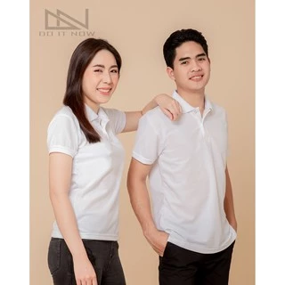 เสื้อโปโลแขนจั๊ม 🔥สีขาว🔥 (หญิง) By Doitnow สินค้าคุณภาพ จากแห่งผลิตโดยตรง!!