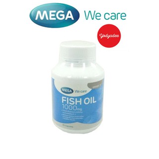 Mega we care  Fish oil 1000mg  ขวด 30 แค็ปซุล 83068 exp 09/2025