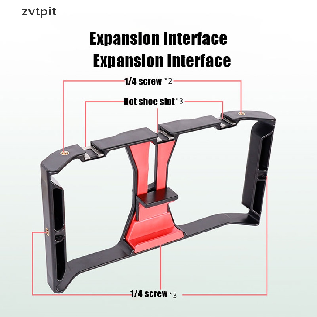 [ZVPT] Video Camera Cage Stabilizer Mount Holder Handheld Frame Film Rig Vlog Phone DSF