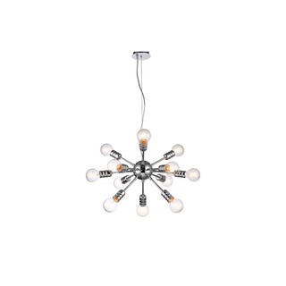 ไฟช่อ MODERN H9865-12CH CARINI โลหะเงิน 12 หัว | CARINI | H9865-12CH โคมไฟในบ้าน โคมไฟในบ้าน Lighting New Year Sale ไฟช่