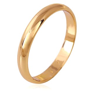 TANITTgems แหวนทองเกลี้ยง รุ่น TNBR10938-8 (Gold)#1134