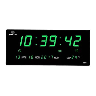 นาฬิกาดิจิตอล จินเหิงรุ่นYX-3615 36x15x3cm นาฬิกา ตั้งโต๊ะ LED DIGITAL CLOCK นาฬิกาแขวน นาฬิกาตั้งโต๊ะ มี4สี