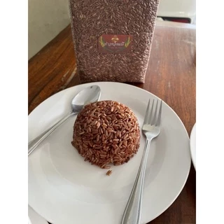 ข้าวใหม่ ข้าวกล้องหอมมะลิแดง ถูกสุดๆ ดัชนีน้ำตาลต่ำ ช่วยในการป้องกันและบรรเทาโรคเบาหวานได้ดี ซีลสูญญากาศ