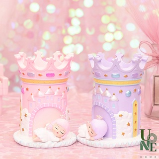 UoneHome พร้อมส่ง ♥ H089 กล่องใส่ดินสอ ปราสาทนางฟ้า ที่ใส่ดิ…