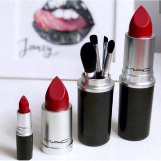 ราคา: 290.00 บาท  MAC Look In A Box Basic Brush แปรงแต่งตาหน้าพื้นฐานขนาดพกพาพร้อมแพคเกจกระบอกทรงลิปสติกเก๋ไก๋  รายละเอี