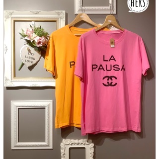 เสื้อยืดลาย CC La Pausa