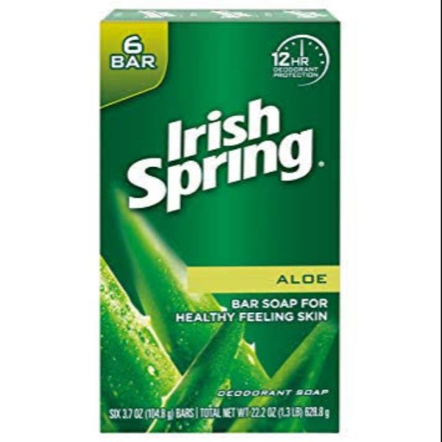 สบู่หอมIrish Spring กลิ่นว่านหางจระเข้ ก้อนละ59บาทเท่านั้น นำเข้าจากอเมริกา