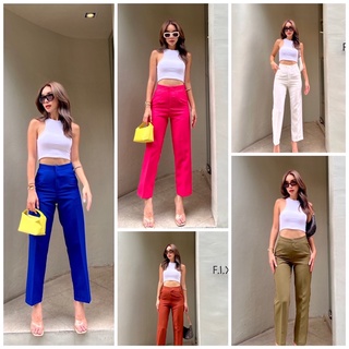 Camila high-waist pant กางเกงขายาวทรง7ส่วน