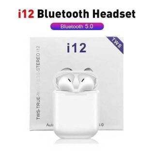 หูฟัง ไร้สาย i12 TWS ทัสกรีน บลูทูธ Bluetooth